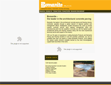 Tablet Screenshot of bomanite.com.my